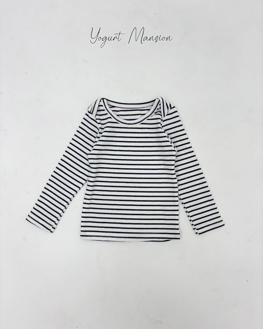 [yogurt mansion]rib stripe T