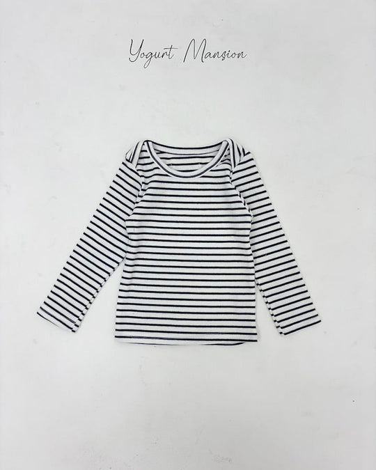 [yogurt mansion]rib stripe T