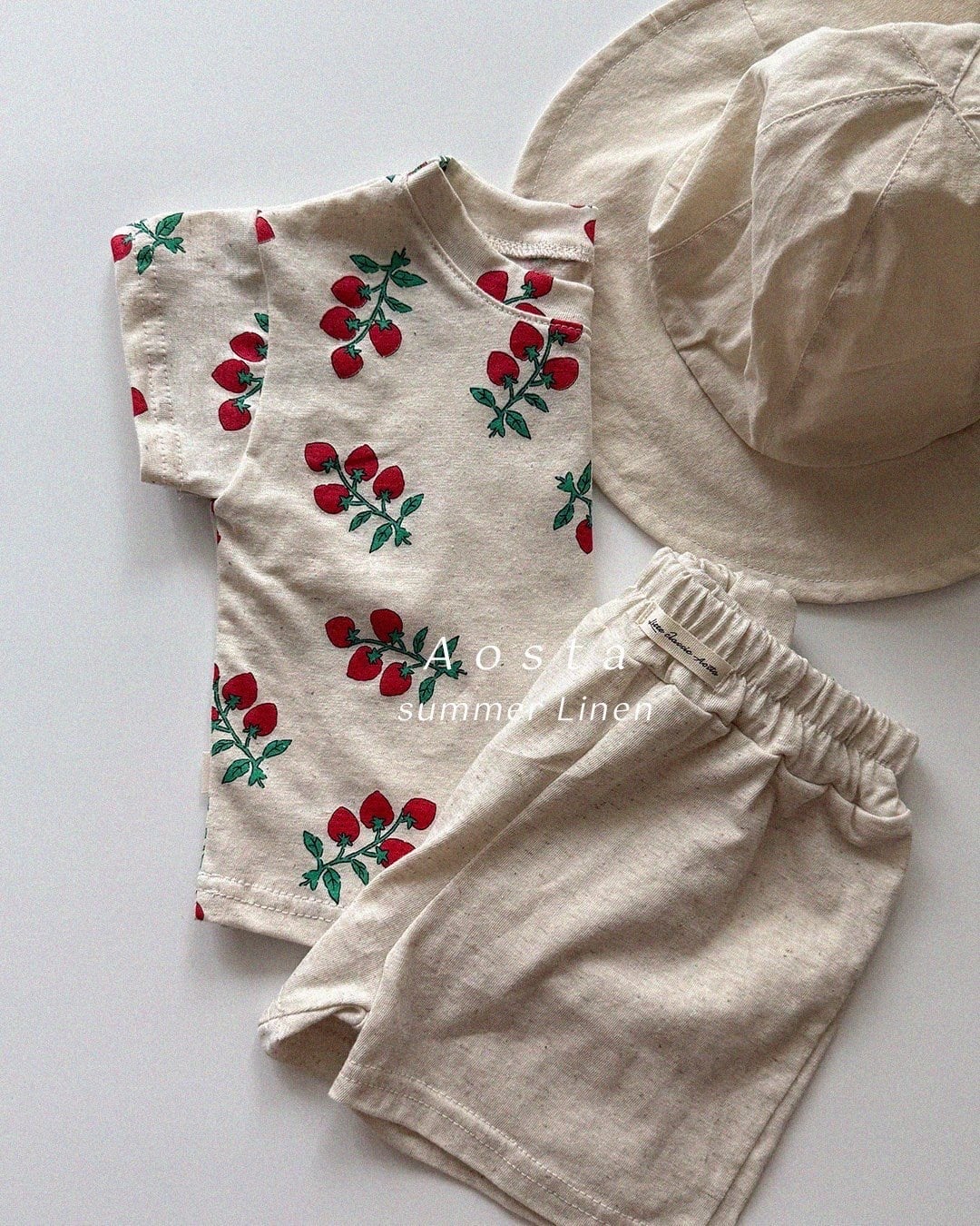 [aosta]linen short sleeve T