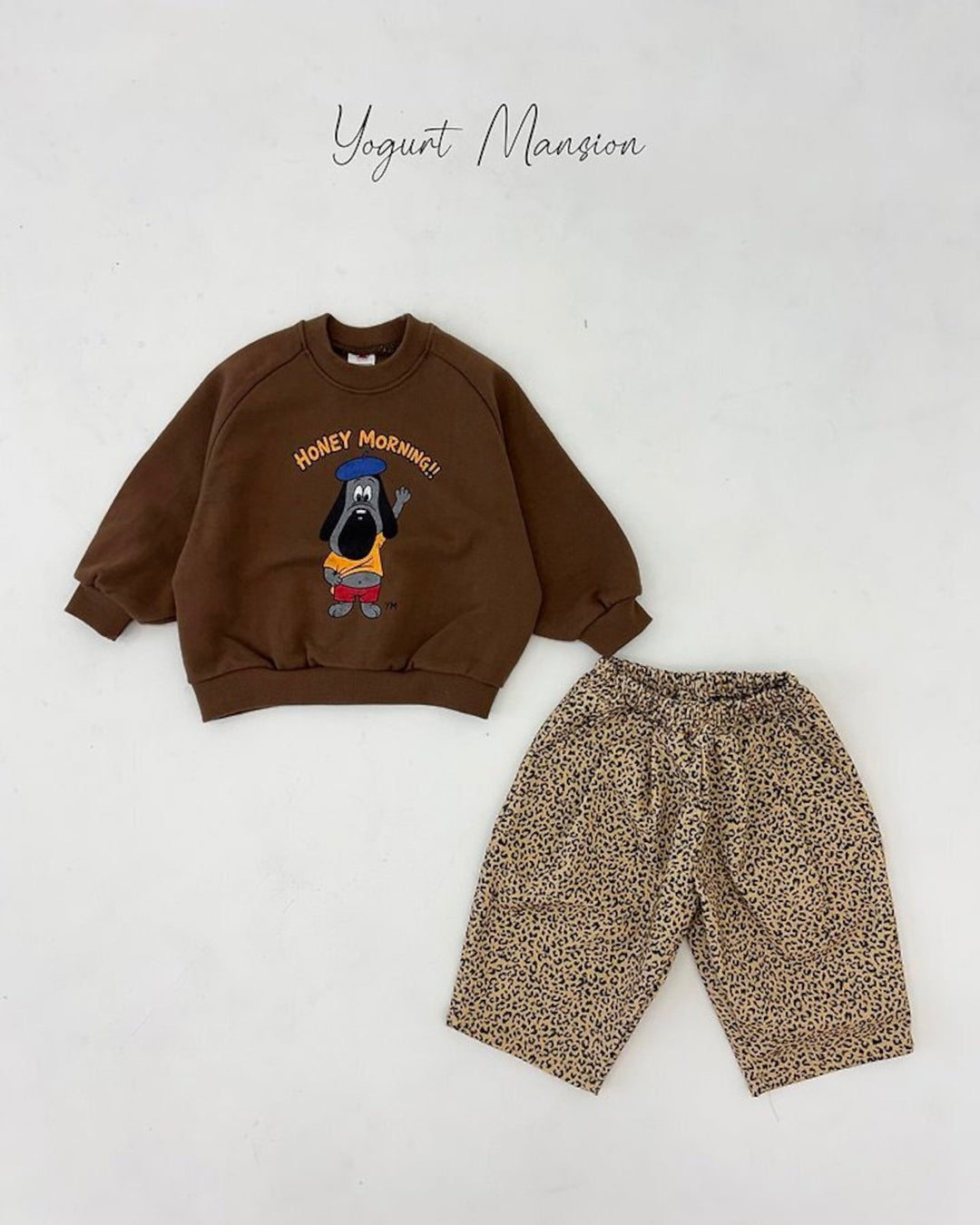 [yogurt mansion]leopard pants