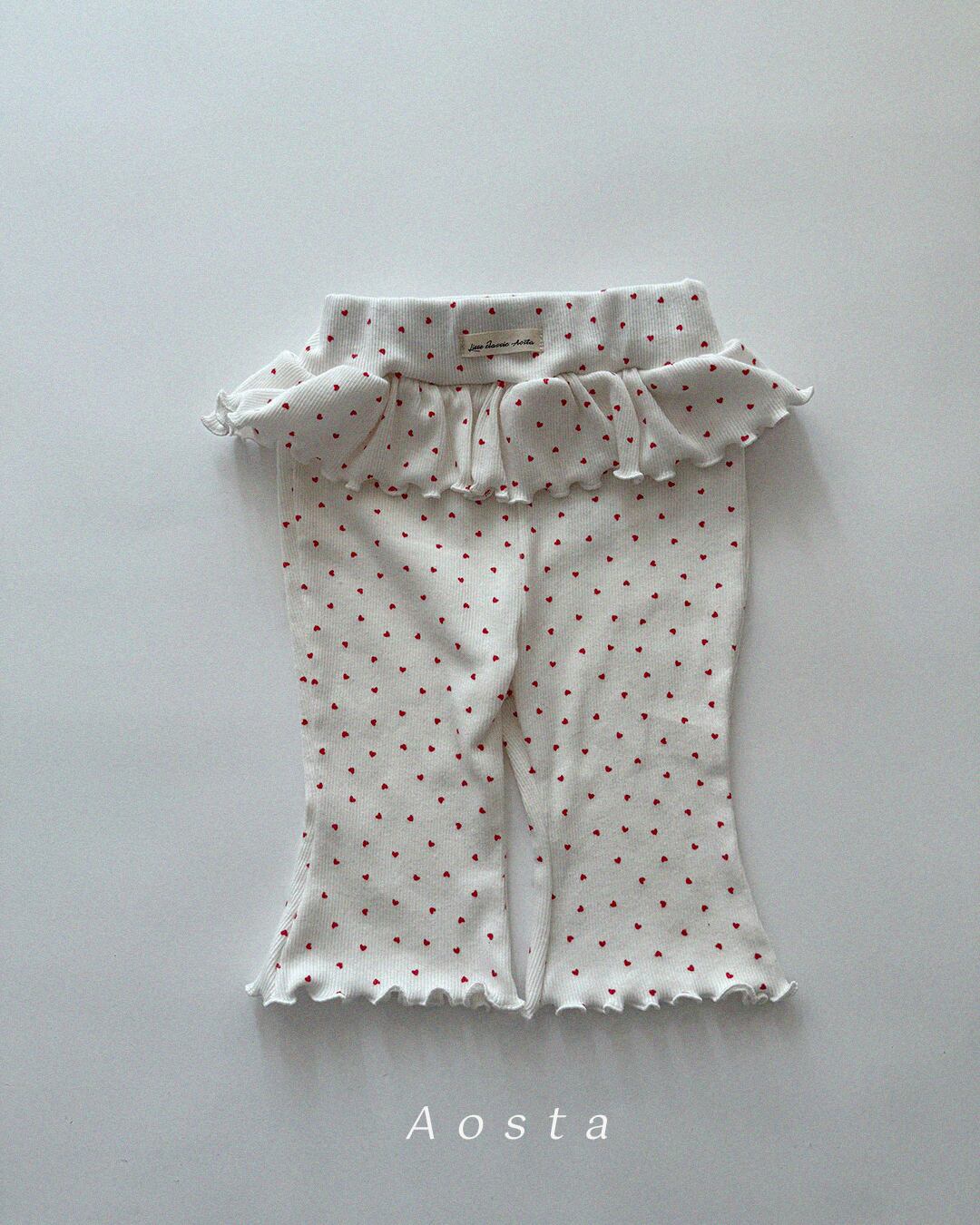 [aosta]kiki frill pants