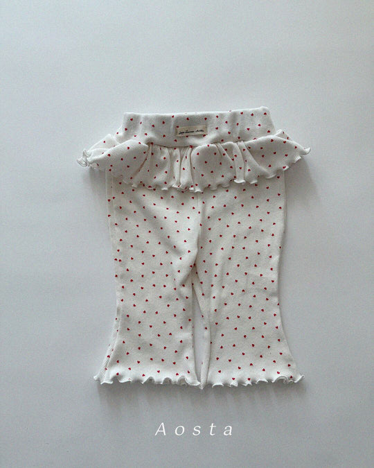 [aosta]kiki frill pants