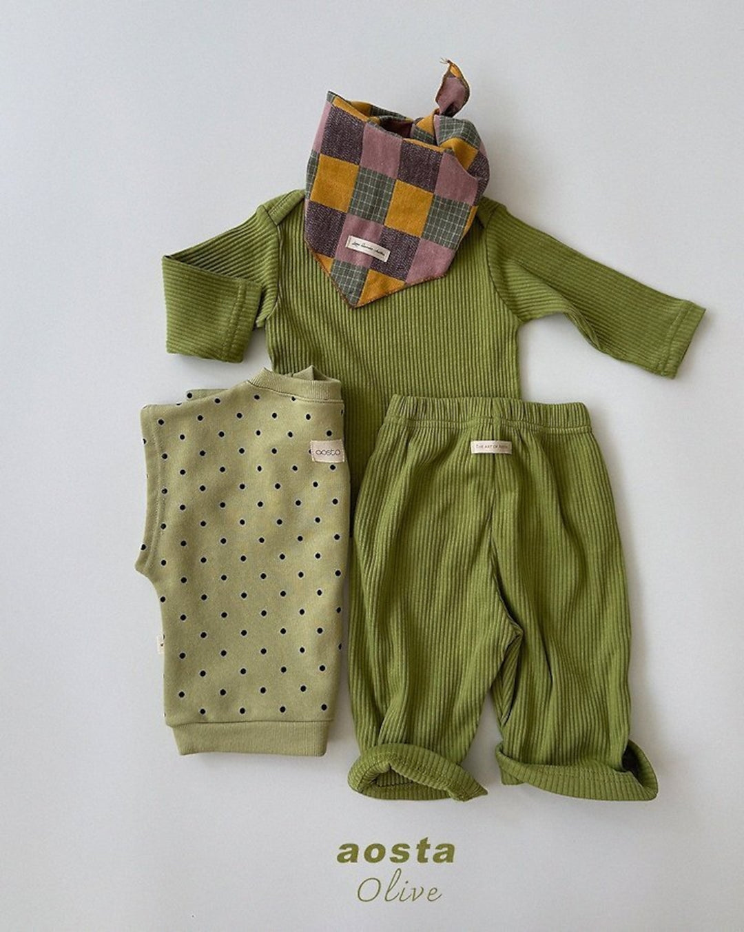 [AOSTA]Dot Tongtong Vest