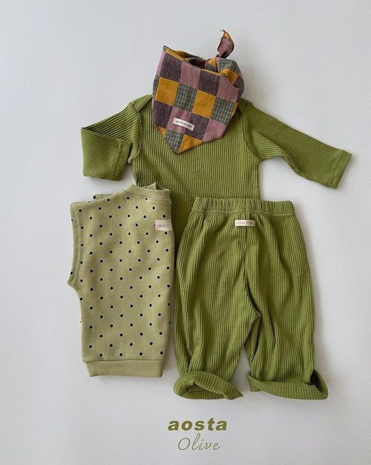 [AOSTA]Dot Tongtong Vest