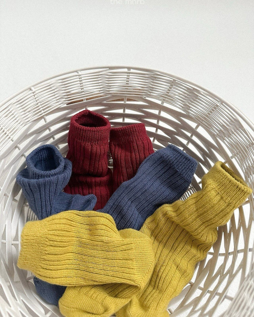 [minirobe]Cotton Rib Socks 3 Set