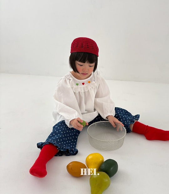 [Hei]フリルデニムPT