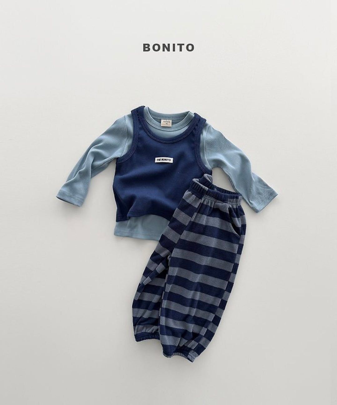 [BONITO]カラーリブT