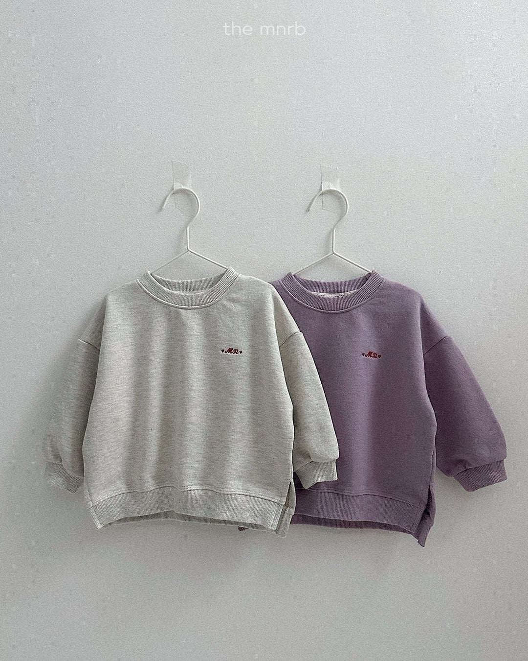 [minirobe]Asymmetric Sweatshirt