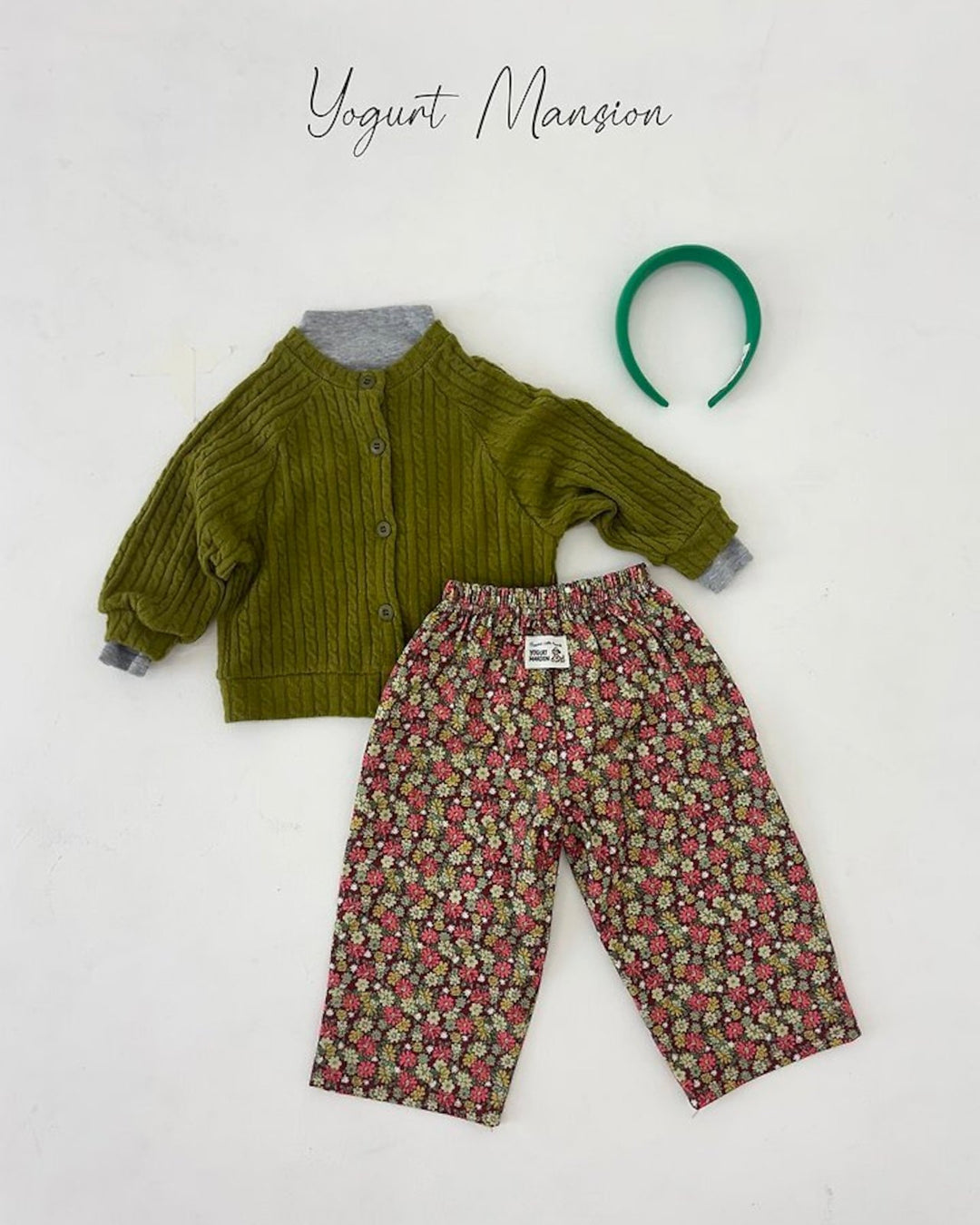 [yogurt mansion]flower pants