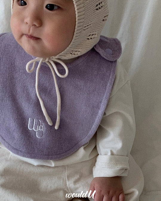 [would U]cloud terry bibs"16色"