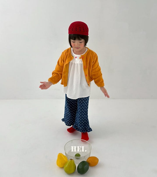 [Hei]フリルデニムPT