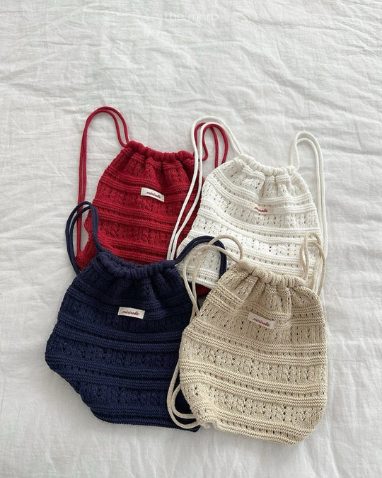 [minirobe]Crochet knit bag
