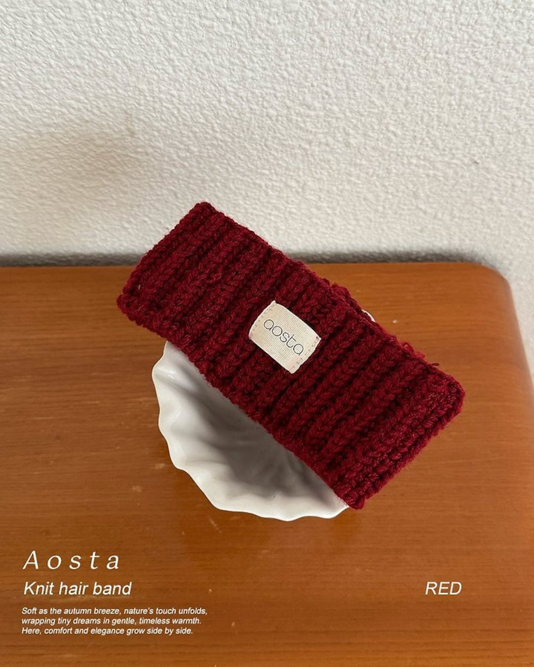 [AOSTA]Knit Cookie Headband