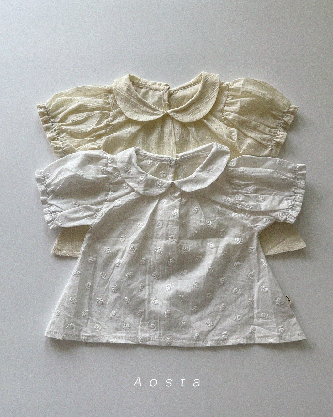 [aosta]collar blouse