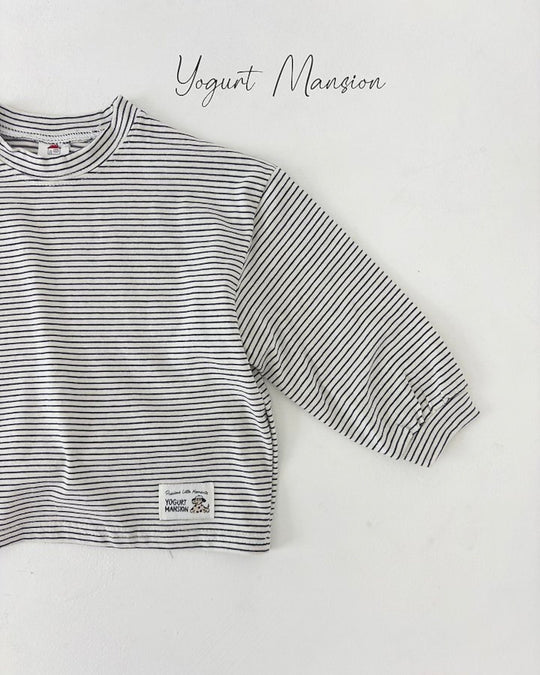[yogurt mansion]cocoa stripe T