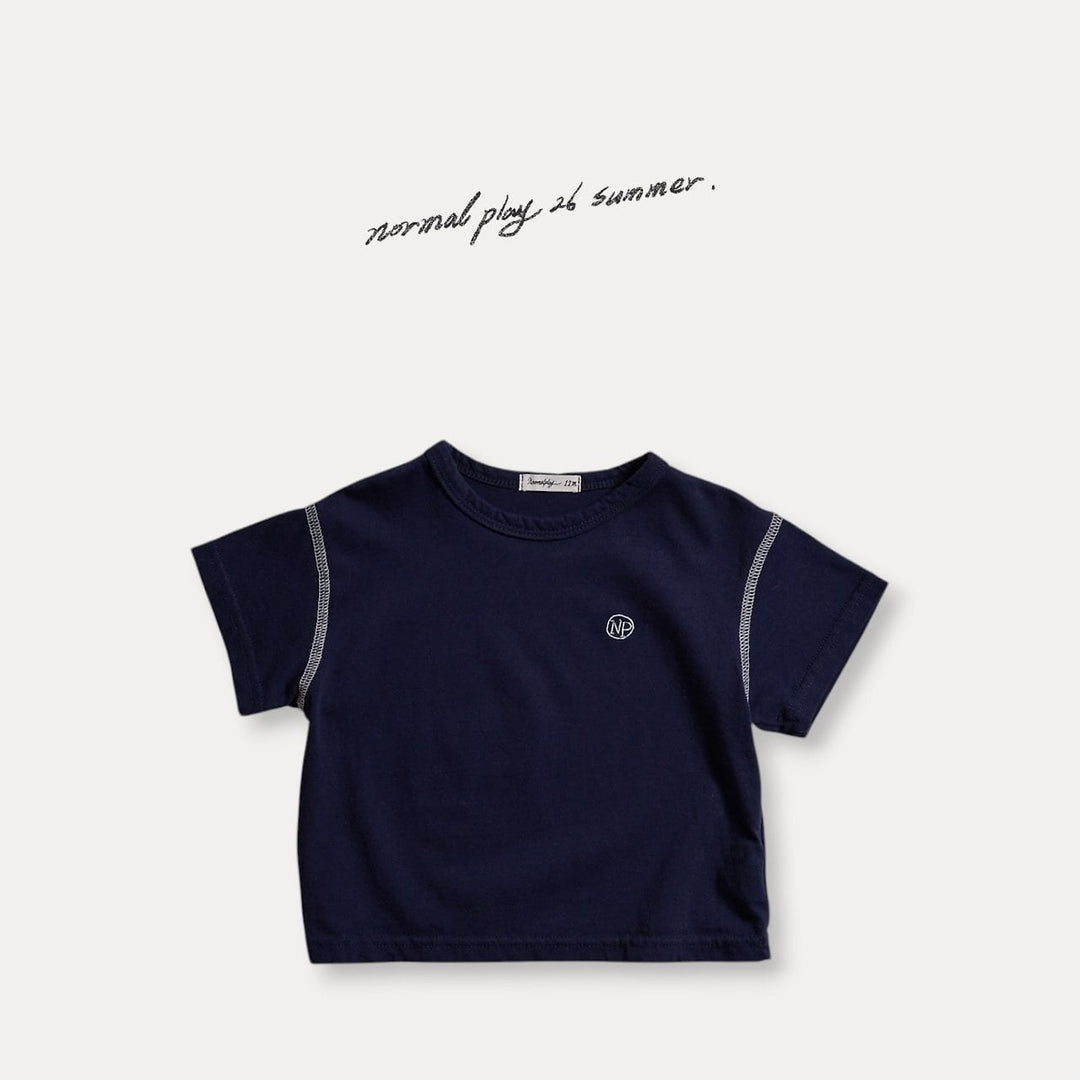 [NORMAL PLAY]French single short sleeve T