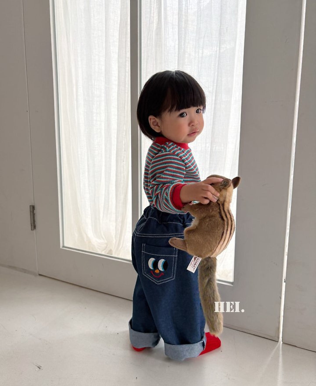 [Hei]カックンデニムPT