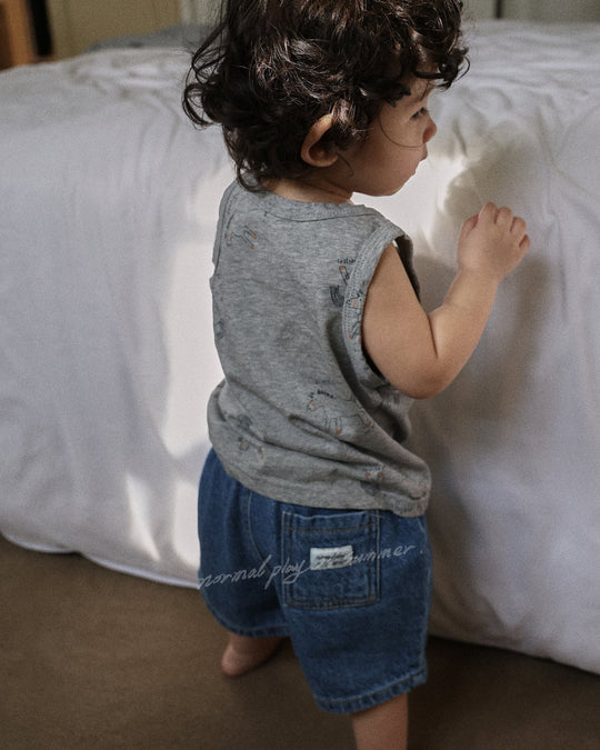 [NORMAL PLAY]pony sleeveless shirt