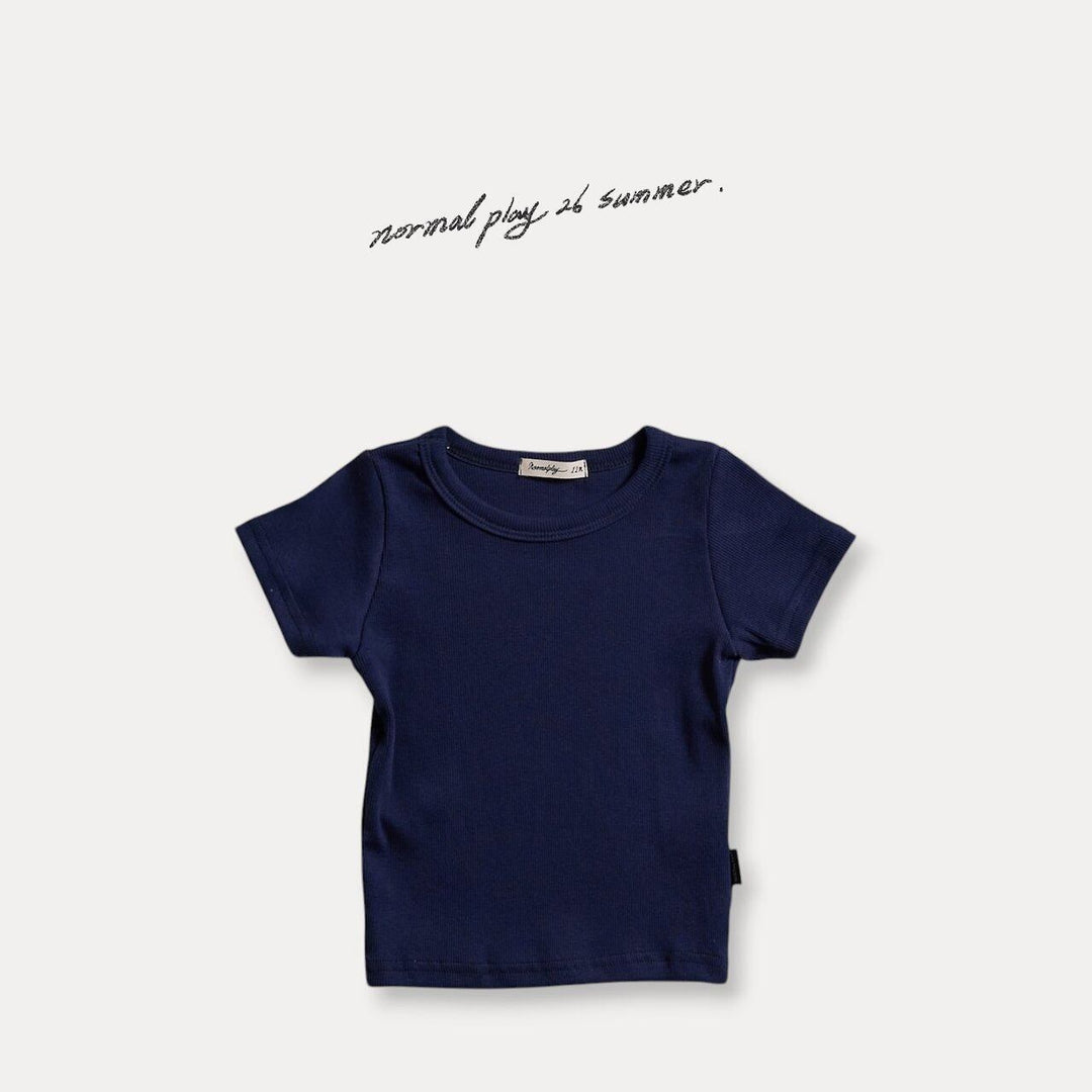[NORMAL PLAY]soft slim short sleeve tee