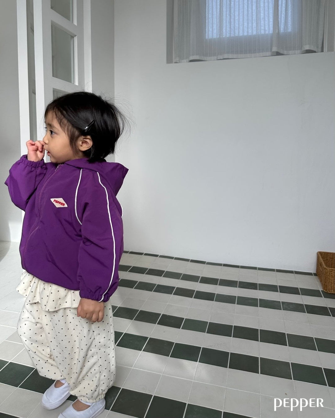 [pepper]plum wind breaker