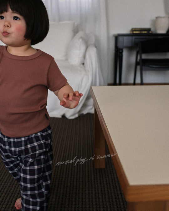 [NORMAL PLAY]soft slim short sleeve tee