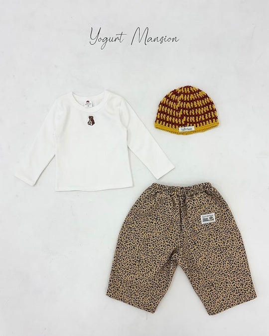 [yogurt mansion]leopard pants