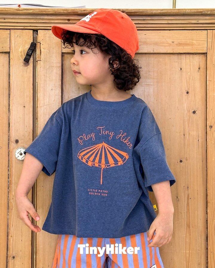 [TinyHiker]summer beach pigment T