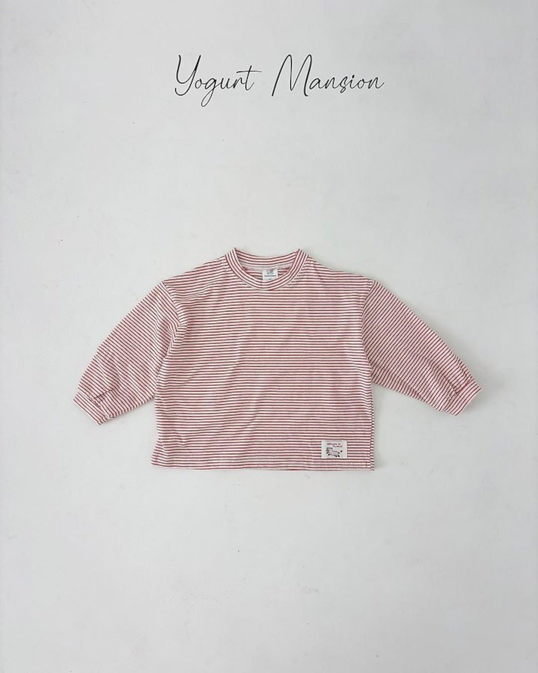 [yogurt mansion]cocoa stripe T