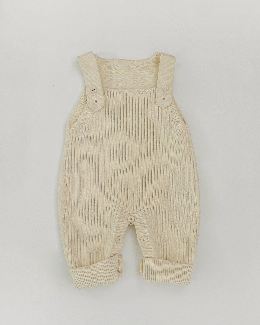 テレコリブニットサロペット