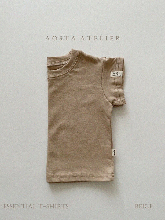 AOSTAライトプレーンTシャツ