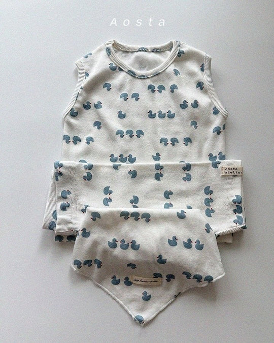 [aosta]lip sleeveless T