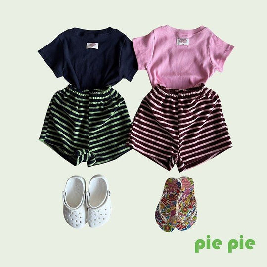 [pie]mimi ribbed short sleeve T