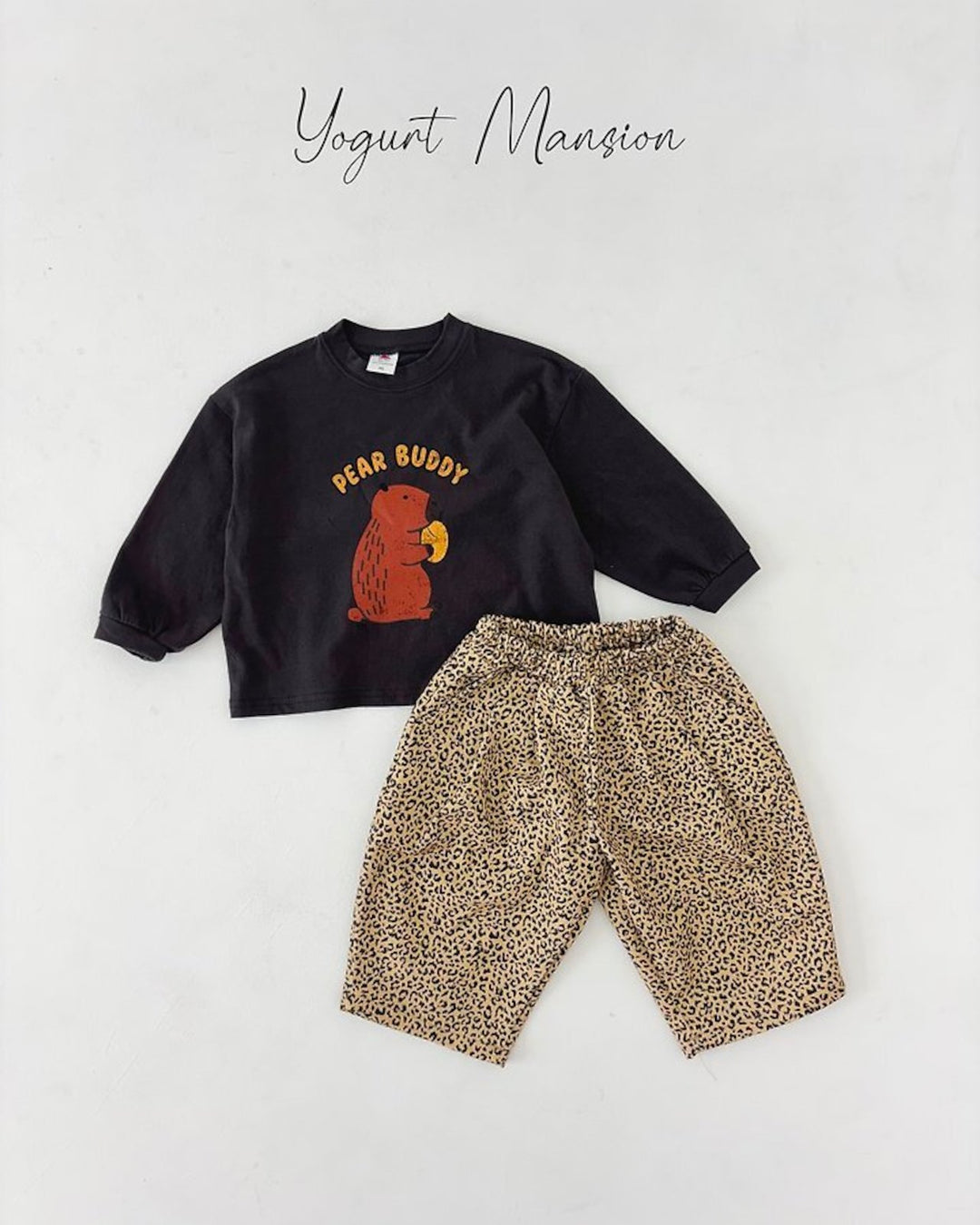 [yogurt mansion]leopard pants