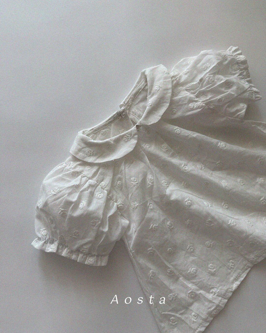 [aosta]collar blouse