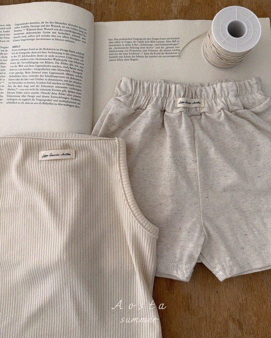 [aosta]linen short pants
