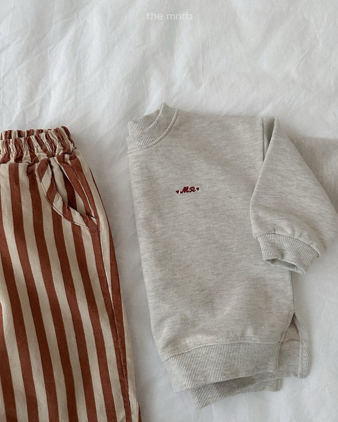 [minirobe]Asymmetric Sweatshirt