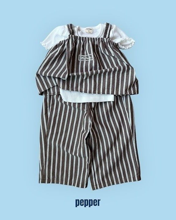 [pepper]coconut elastic waist blouse