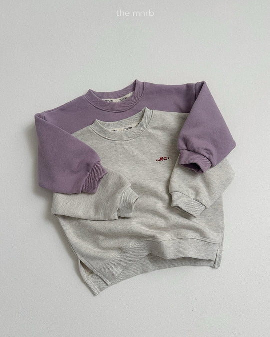 [minirobe]Asymmetric Sweatshirt