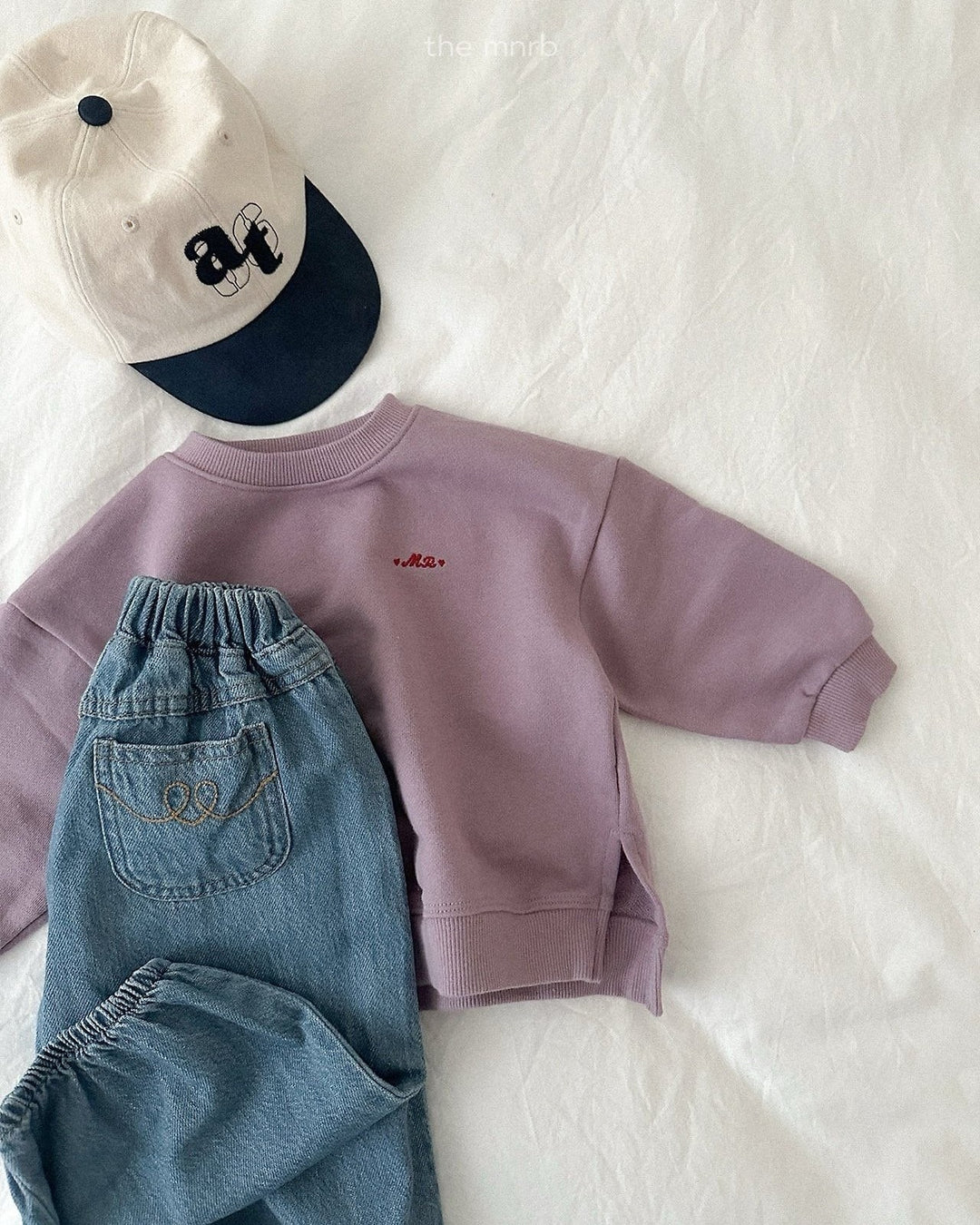 [minirobe]Asymmetric Sweatshirt