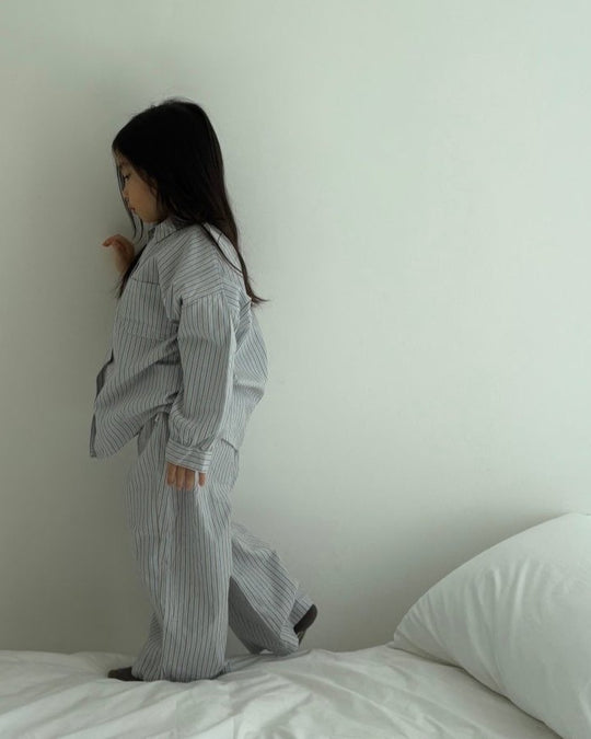 [pepper]stripe shirt