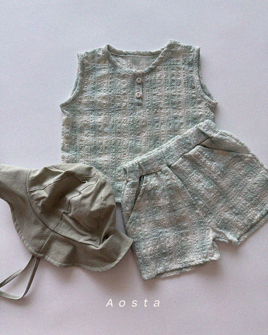 [aosta]check shirt