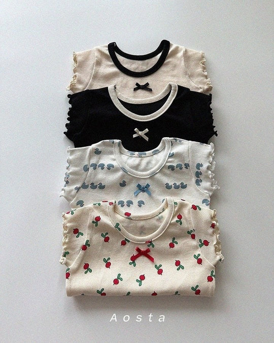 [aosta]lip ribbon T
