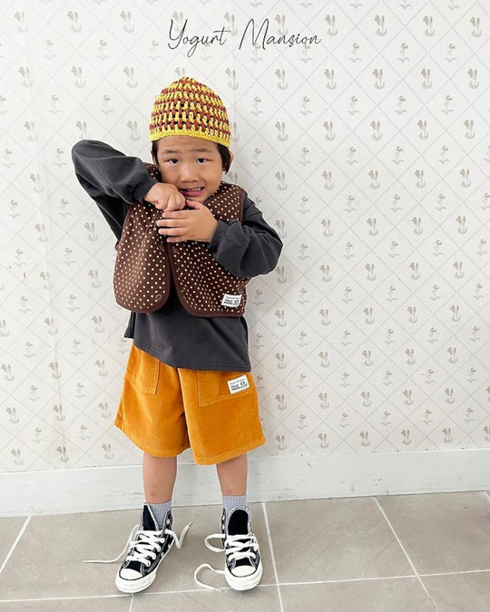 [yogurt mansion]caramel vest