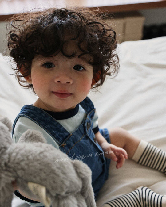 [NORMAL PLAY]papi denim overalls