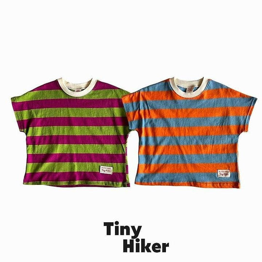 [TinyHiker]willy border striped T