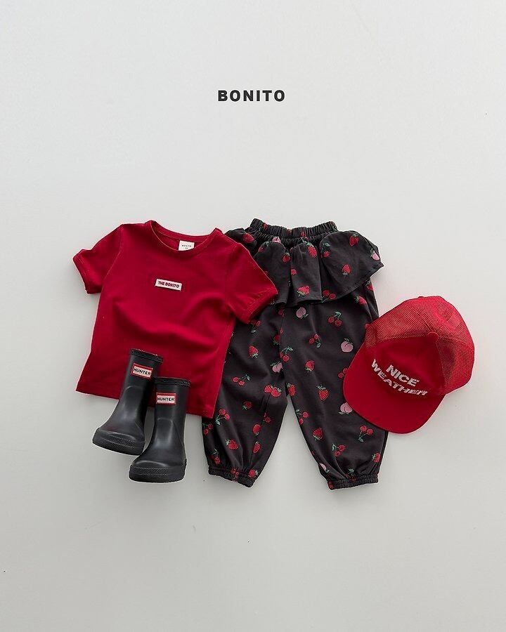 [BONITO]frill jogger pants