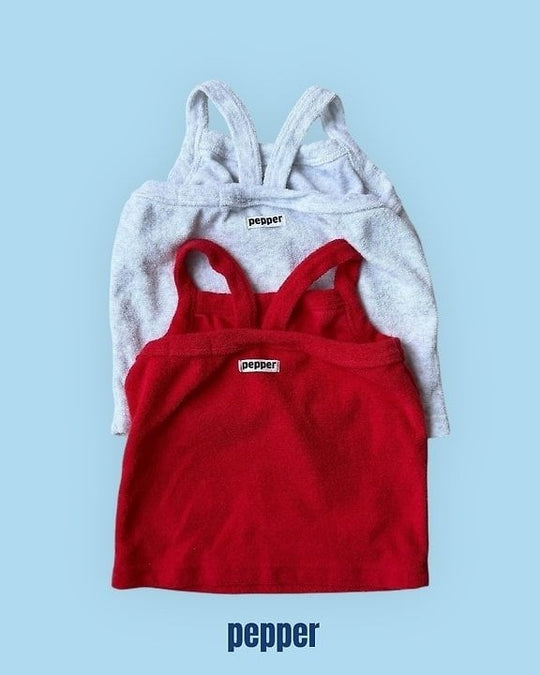 [pepper]ketchup terry sleeveless