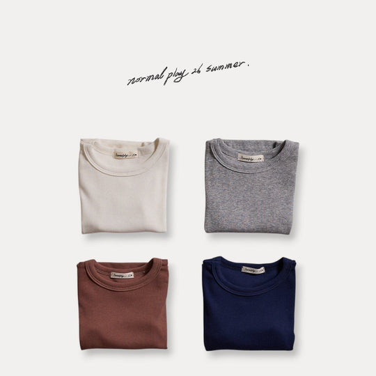 [NORMAL PLAY]soft slim short sleeve tee
