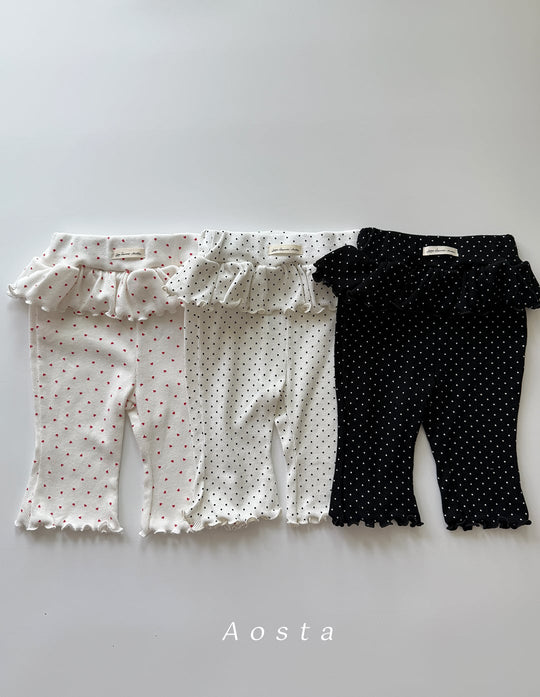 [aosta]kiki frill pants