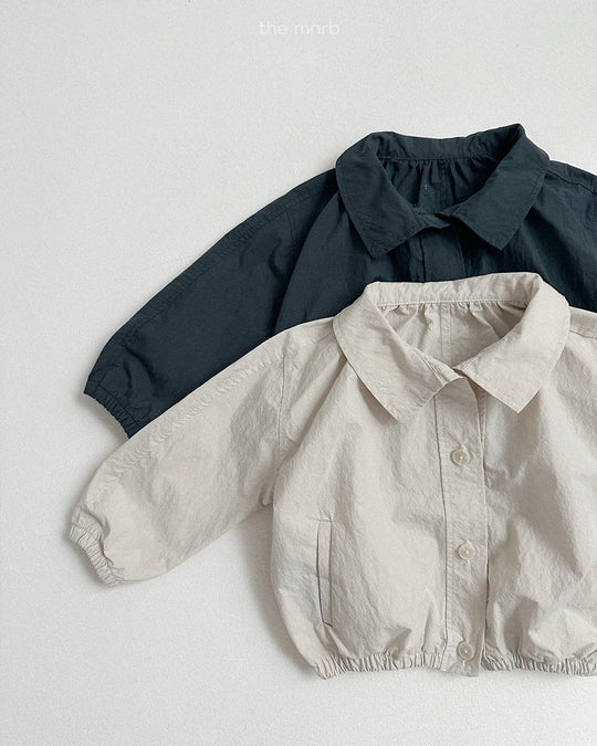 [minirobe]Ruffle Short Trench